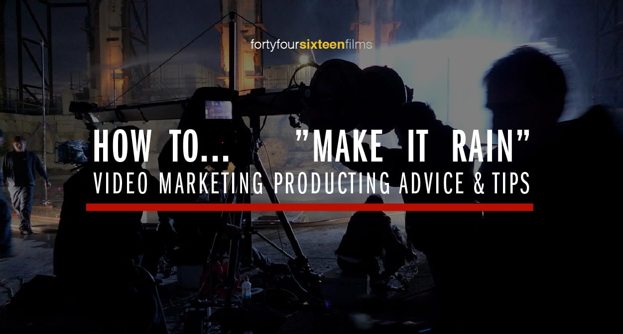 video production advice